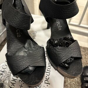 Pedro Garcia Black Women's Heeled Sandals 37.5.  Worn Once.